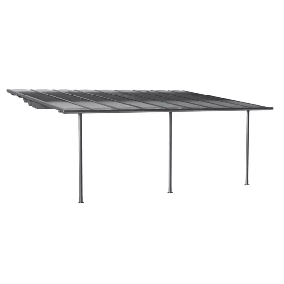 Pergola Bélize ( 3,5 x 6 m) - Graphite 3