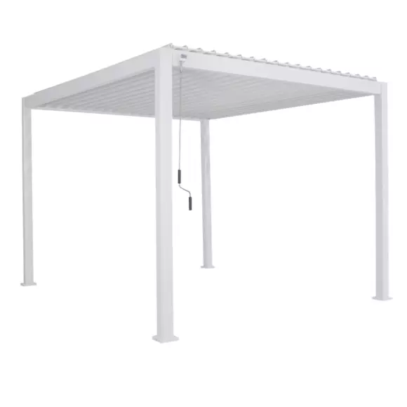 Pergola Evora PM (3,6 x 3,6 m) - Blanc 2