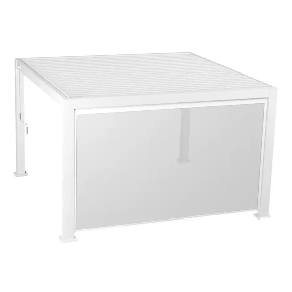 Store pour pergola Evora GM et PM - Blanc/Gris 3