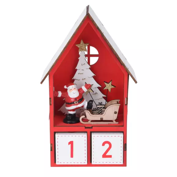 Calendario de Adviento Luminosa Maison Roja