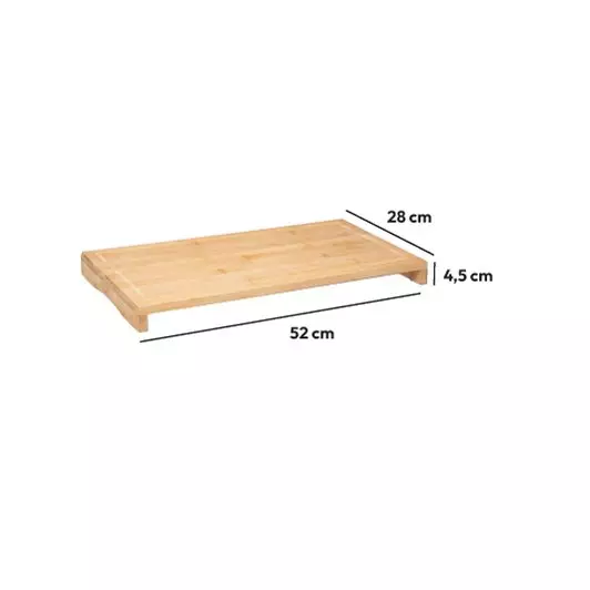 Cache plaques de cuisson Siao Marron naturel 3