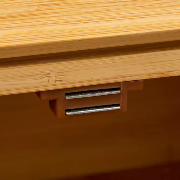 Caja para pan bambú Siao Beige