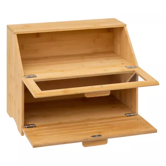 Caja para pan bambú Siao Beige