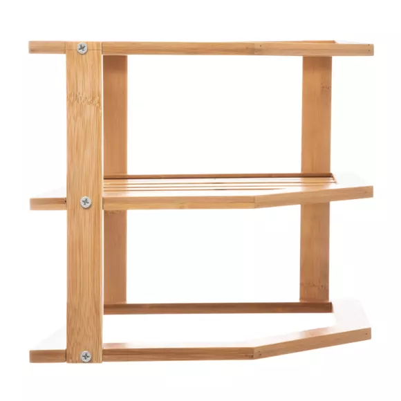 Hoek etagère Bambou Bruin 3