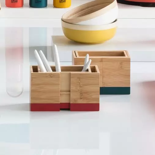 Pot range couverts extensible Modern Blanc 2
