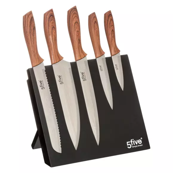 Bloque magnético de 5 cuchillos  Joël Negro 2
