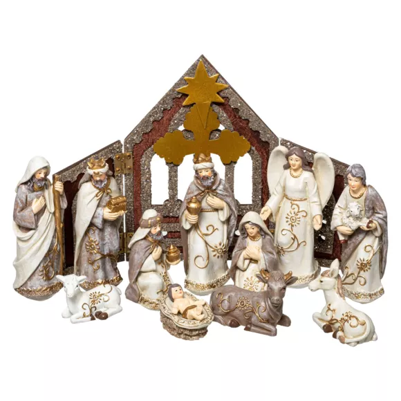 Crèche de Noël complète Sainte-Nathalie 1