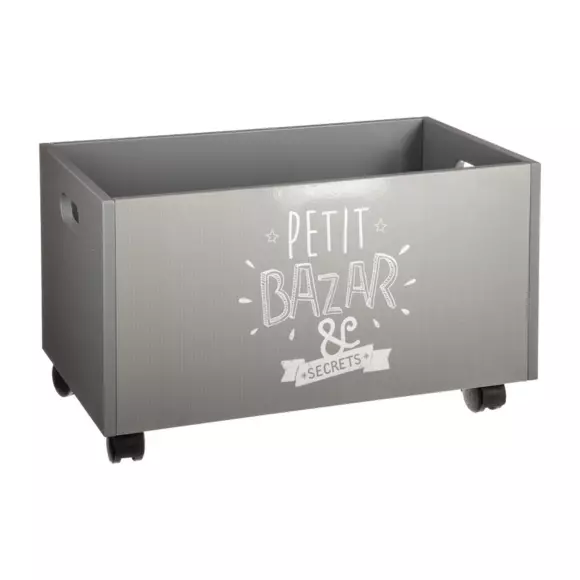 Coffre à jouets enfant Oxo Gris 3