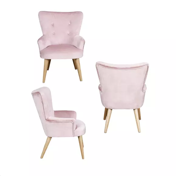 Sillón Infantil Helsinki Rosa 2