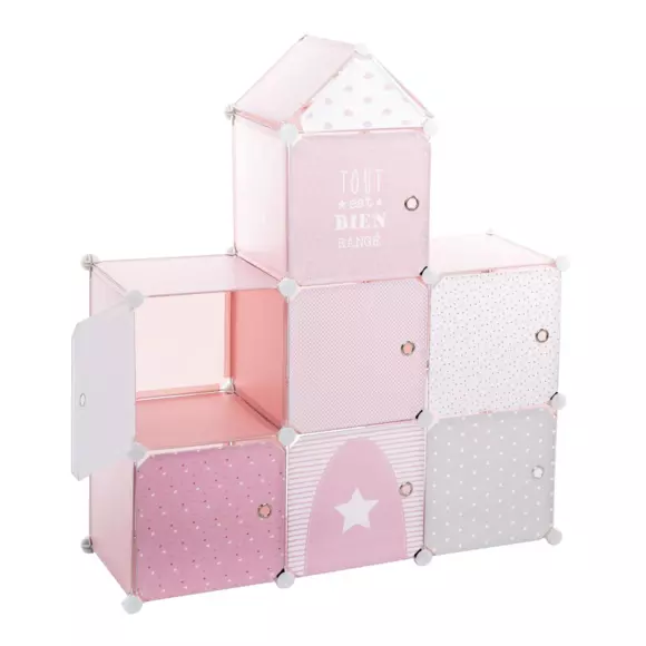 Rangement enfant Château Rose 2