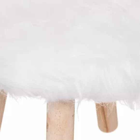Taburete Unicornio Blanco 3