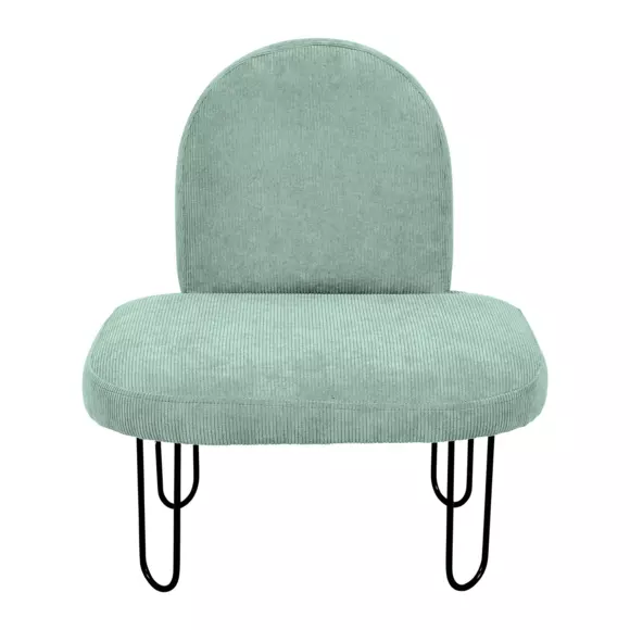 Sillón niño terciopelo Agustín Verde 2