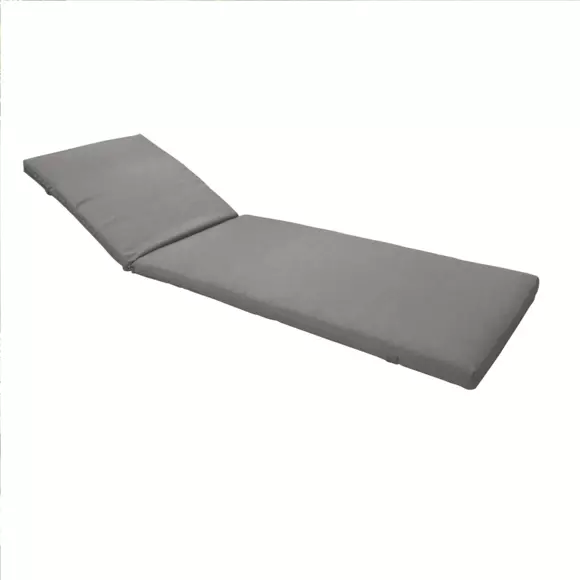 Coussin de transat déhoussable (L175 cm)  Mambo Gris Anthracite 2