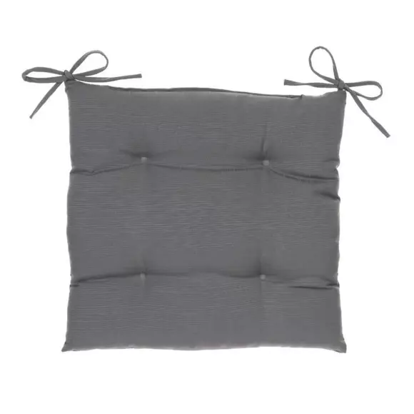 Cojín de silla acolchado Korai - Gris oscuro 3