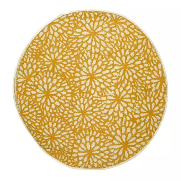 Alfombra de exterior (D150 cm) Stessy Amarillo 2