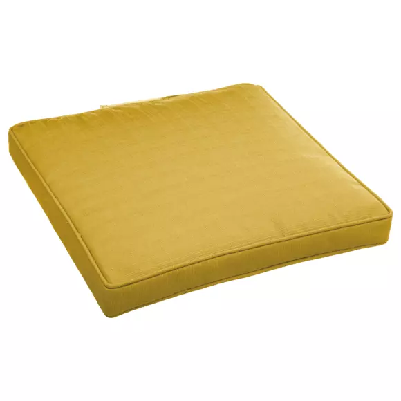 Cojín de silla (40 cm) Korai Amarillo Mostaza	 2