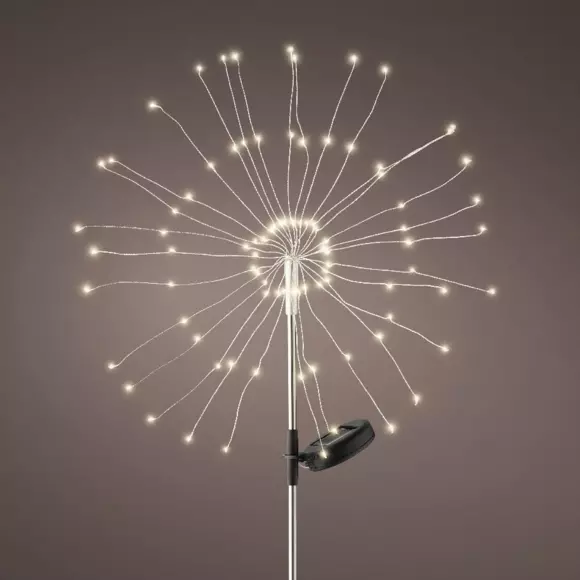 Lámpara de jardín solar Estrella polar  - Blanco calido 2
