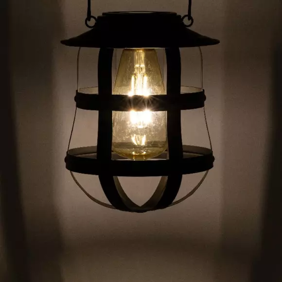 Linterna solar LED Indus - Negra 3