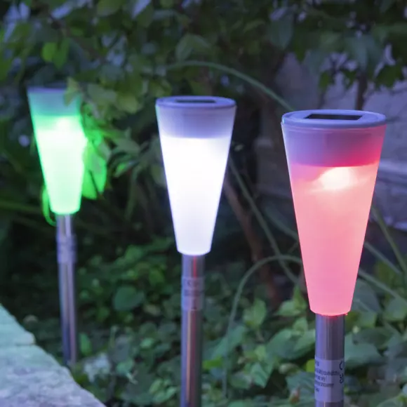 Set van 10 buitenlampen solar Marly - Meerkleurig 2