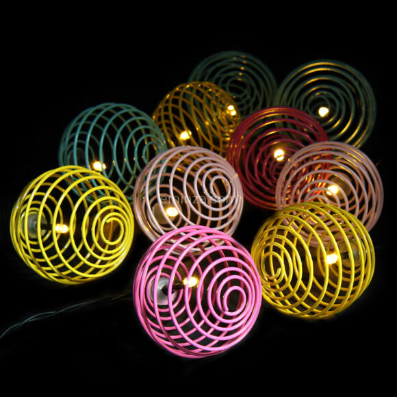 Guirlande solaire 10 LED Design - Multicolore 3