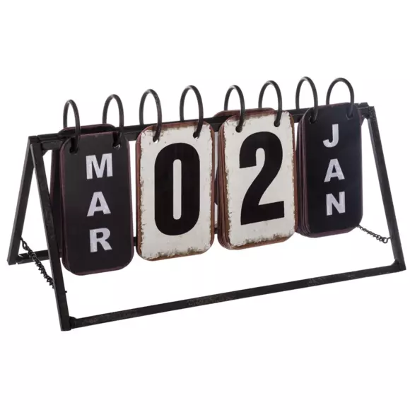 Calendrier Vintage Noir et blanc 2
