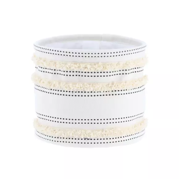 Juego de 3 cestas Franges Beige 2