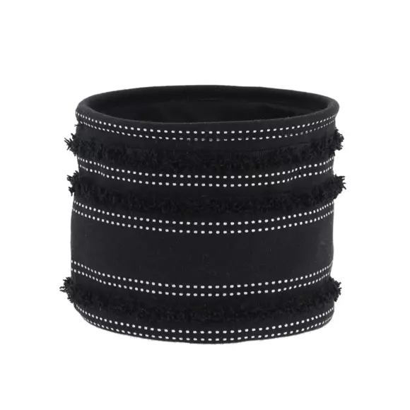 Juego de 3 cestas Franges Negro 2
