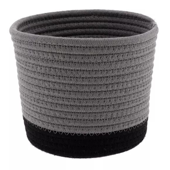 Juego de 3 cestas Black Line Gris/Negro 2