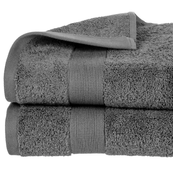 Serviette de bain (70 x 130 cm) Vita Anthracite 2