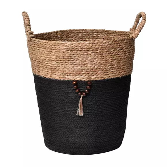 Lot de 3 paniers à linge Jya Noir 2