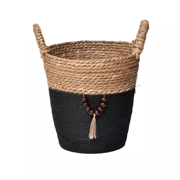 Juego de 3 cestos de ropa Jya Negro 3