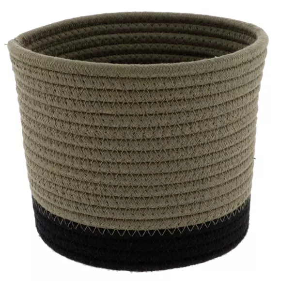 Juego de 3 cestas Black Line Kaki/Negro 3