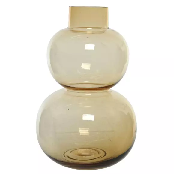 Vase en verre Lya Brun 2