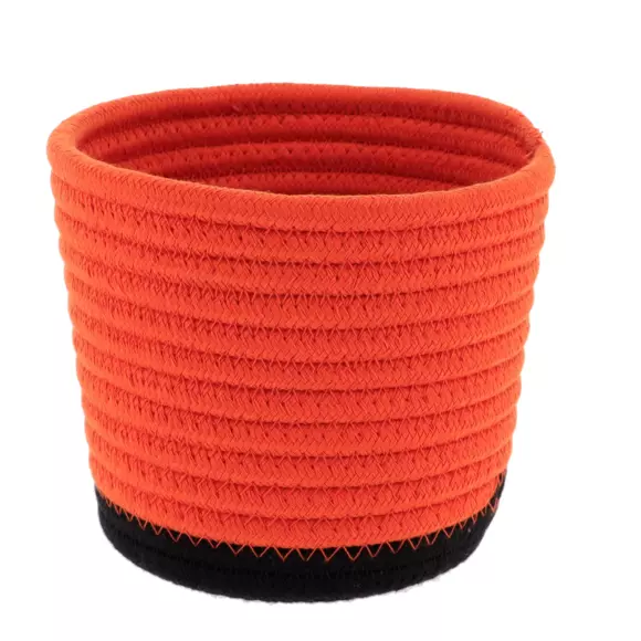 Lot de 3 paniers Black Line Terre de sienne/Noir 2