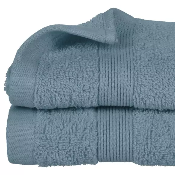 Serviette de bain (30 x 50 cm) Krista Bleu orage 3