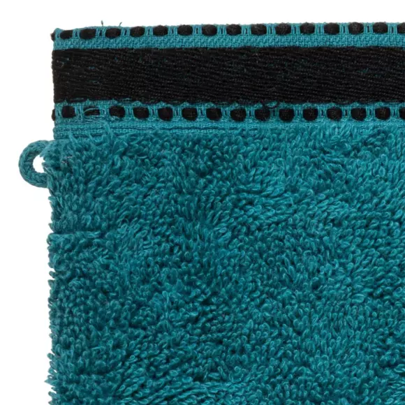 Lot de 2 gants de toilette Joia Bleu canard 2