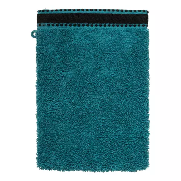 Lot de 2 gants de toilette Joia Bleu canard 3