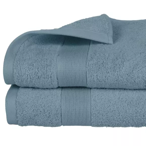 Serviette de bain (70 x 130 cm) Krista Bleu orage 3