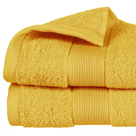 Serviette de bain (50 x 90 cm) Krista Jaune ocre 3