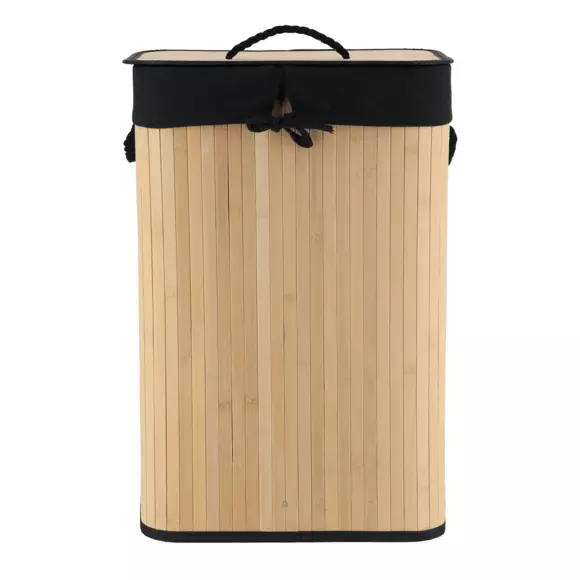 Panier à linge Anako Noir 2