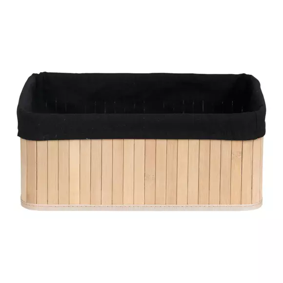 Set van 4 Anako Zwarte manden