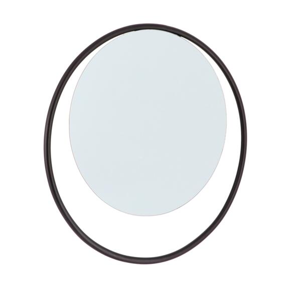 Miroir rond Cercle (D38 cm) Noir 2