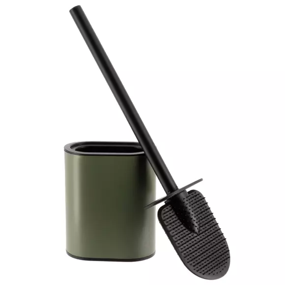 Brosse WC à tête plate Black Line Kaki/Noir 3