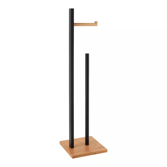 Toilettenpapierhalter stehendBambou Schwarz 2