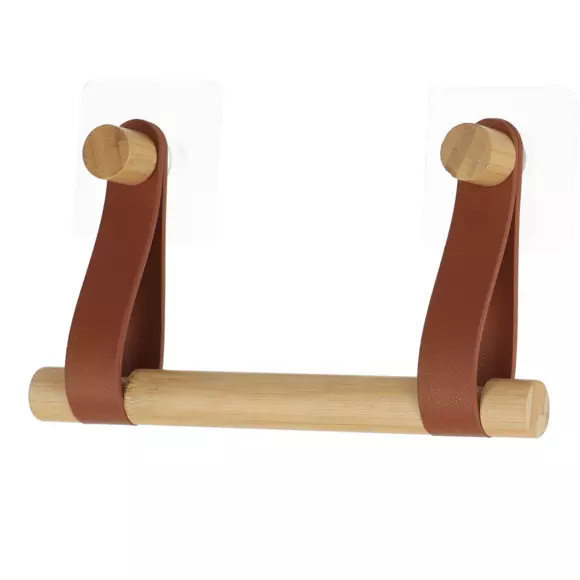 Portarotolo wc adesivo easy Chic ecopelle Caramello 2