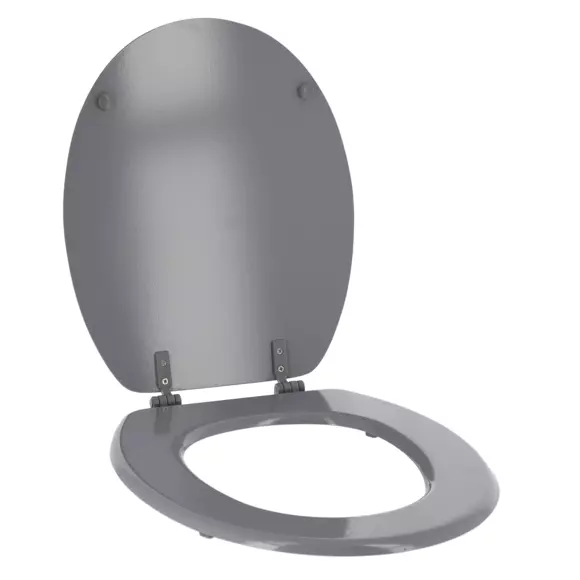 Asiento WC Liso Gris 2
