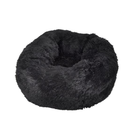 Cuscino rotondo morbido per gatto e cane  Fluffy D55 cm  Nero 3