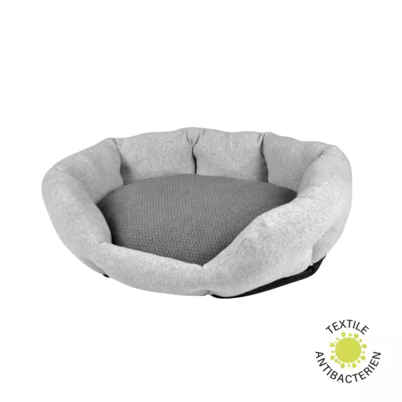 Cesta ovalada de grafeno L60 cm Gris 3