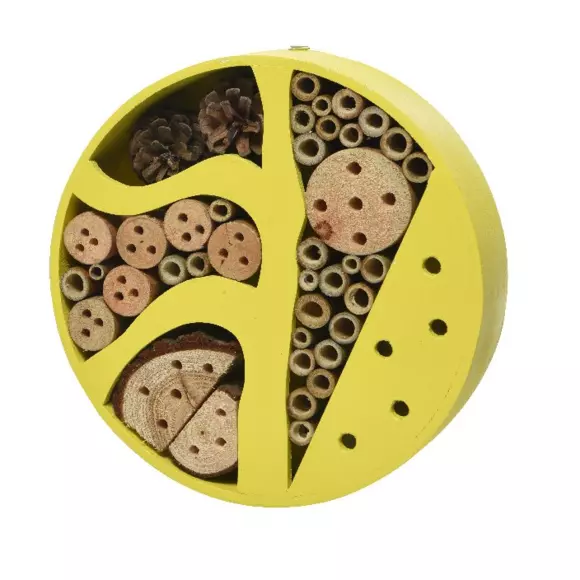 Hôtel à insectes Zen Jaune 3