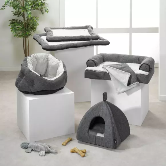 Panier rond pour chat et chien Cocoon D50 cm Anthracite 2